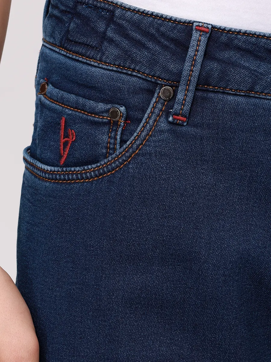 Джинсы из хлопка и шерсти