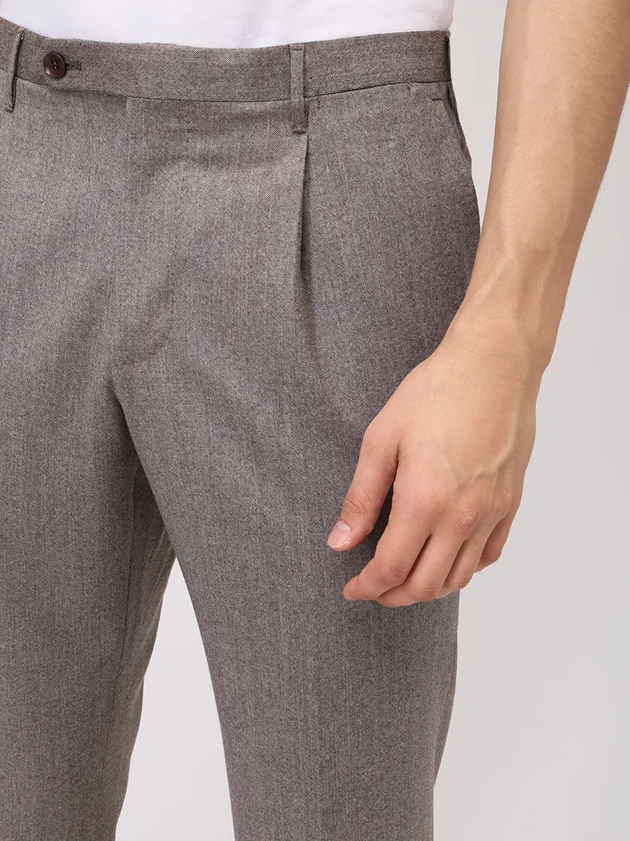 Брюки шерстяные