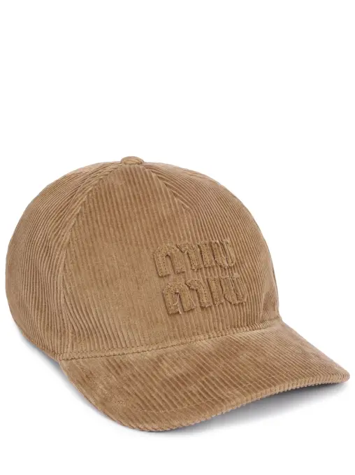 Бейсболка вельветовая MIU MIU