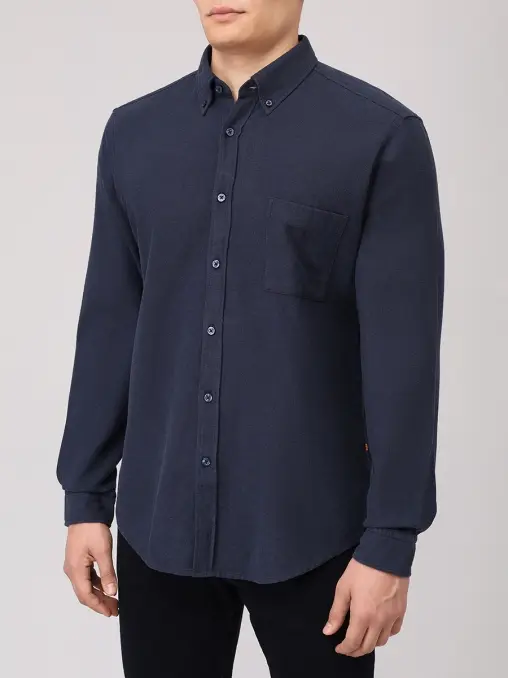 Рубашка Regular Fit хлопковая BOSS