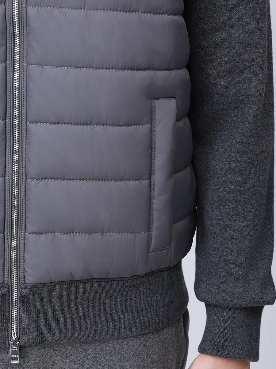 Кардиган комбинированный