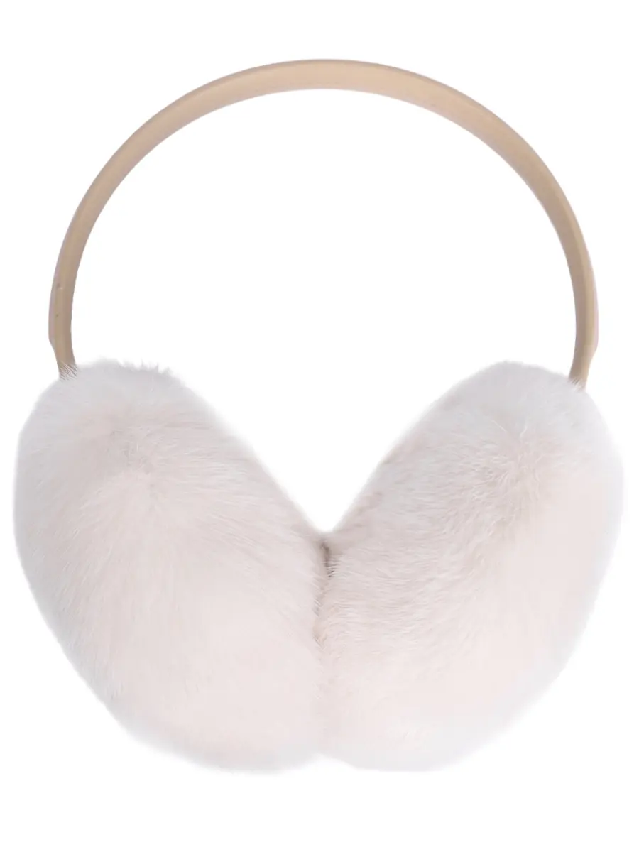 Наушники с мехом норки и кролика