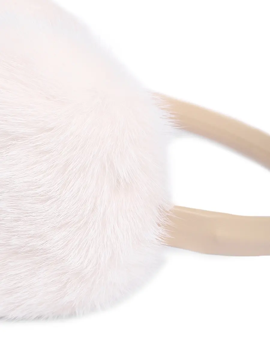 Наушники с мехом норки и кролика