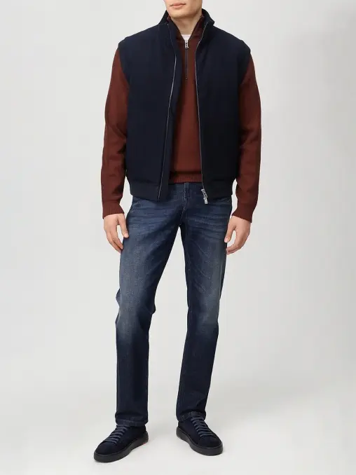 Жилет однотонный BOSS