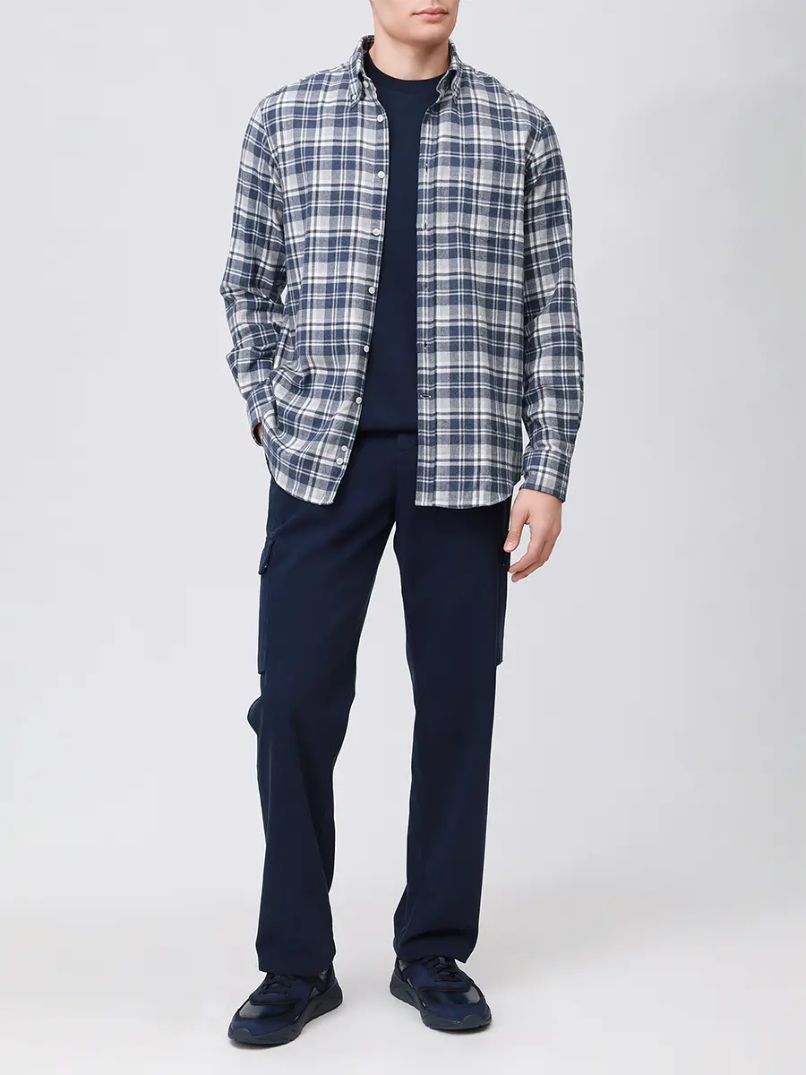 Рубашка Regular Fit хлопковая