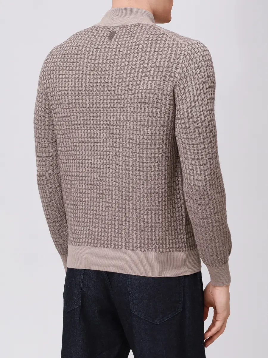 Джемпер из шерсти и хлопка