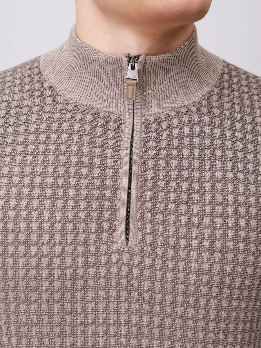 Джемпер из шерсти и хлопка