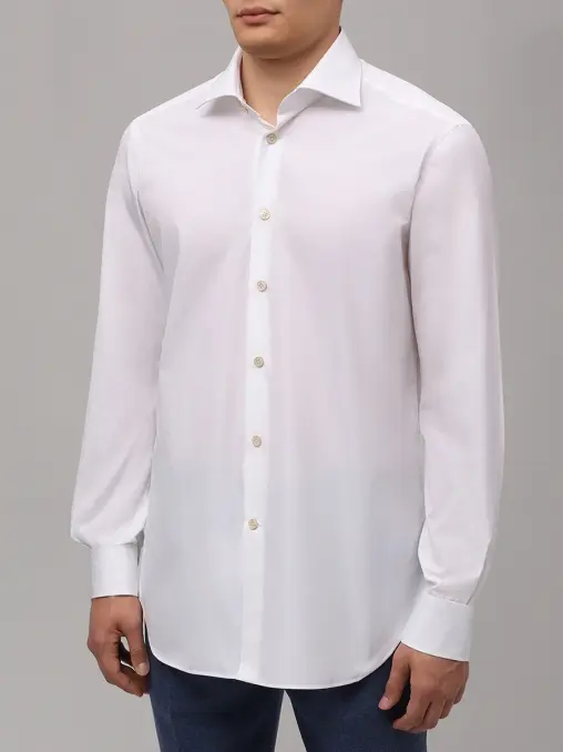 Рубашка Slim Fit хлопковая KITON