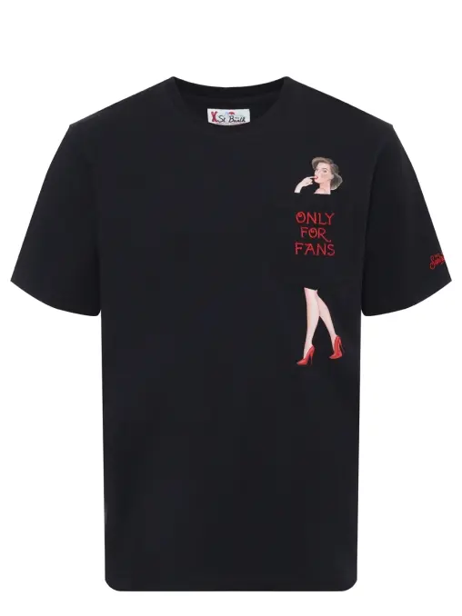 Футболка хлопковая MC2 SAINT BARTH