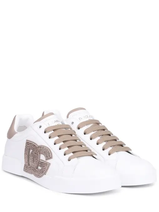 Кеды кожаные Portofino DOLCE & GABBANA