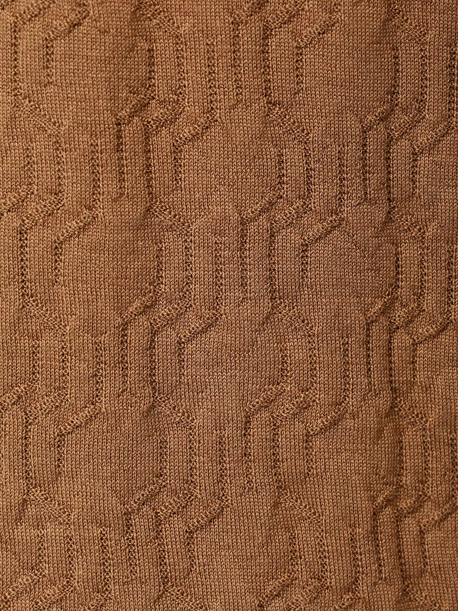 Поло из шерсти и шелка