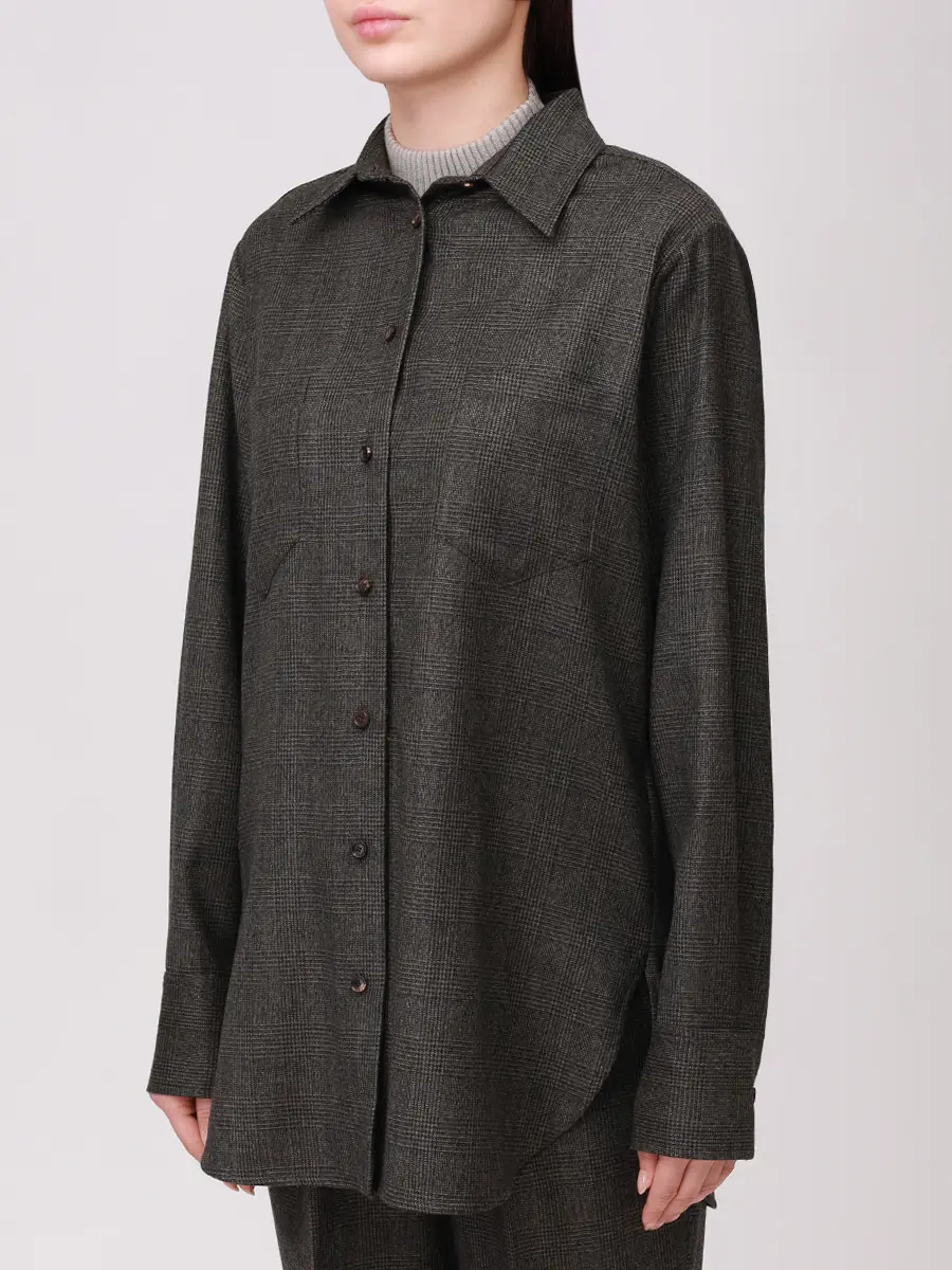 Рубашка шерстяная