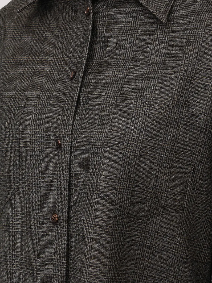 Рубашка шерстяная