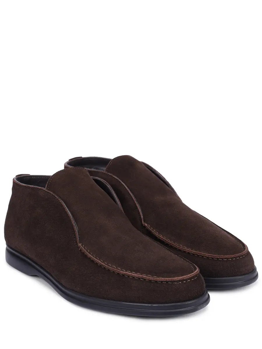 Ботинки замшевые на меху