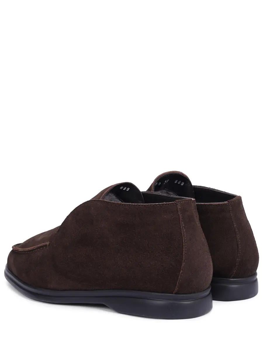 Ботинки замшевые на меху