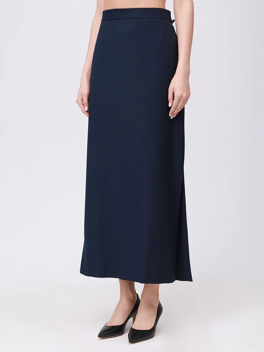 Юбка из шерсти и вискозы