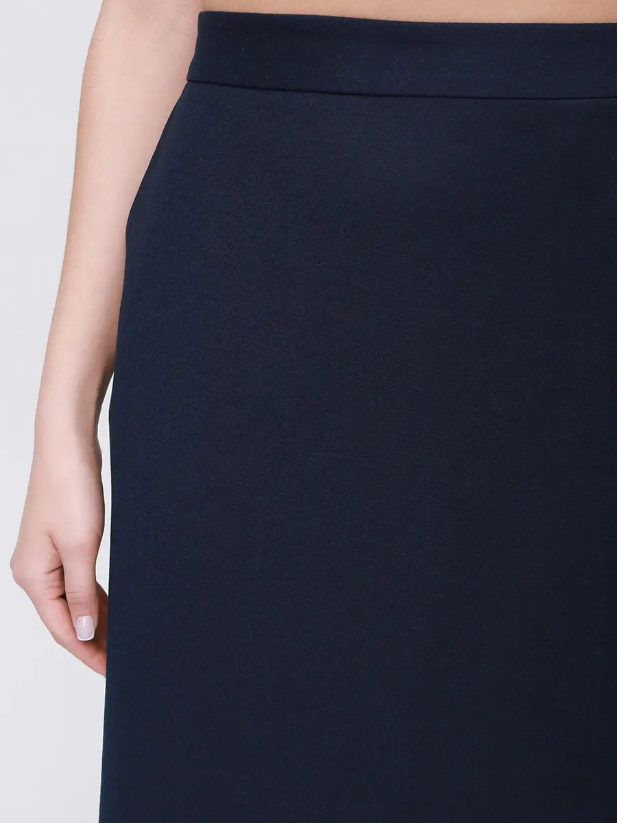 Юбка из шерсти и вискозы