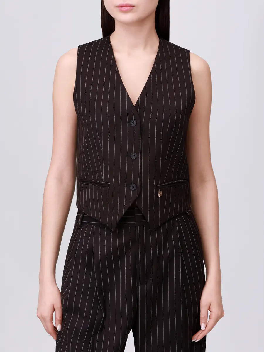 Жилет в полоску