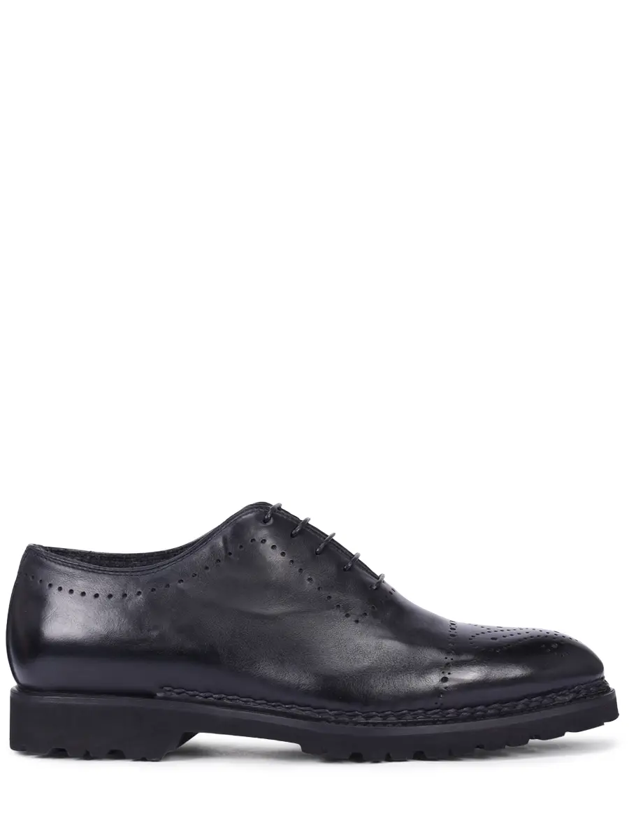 Оксфорды кожаные на байке