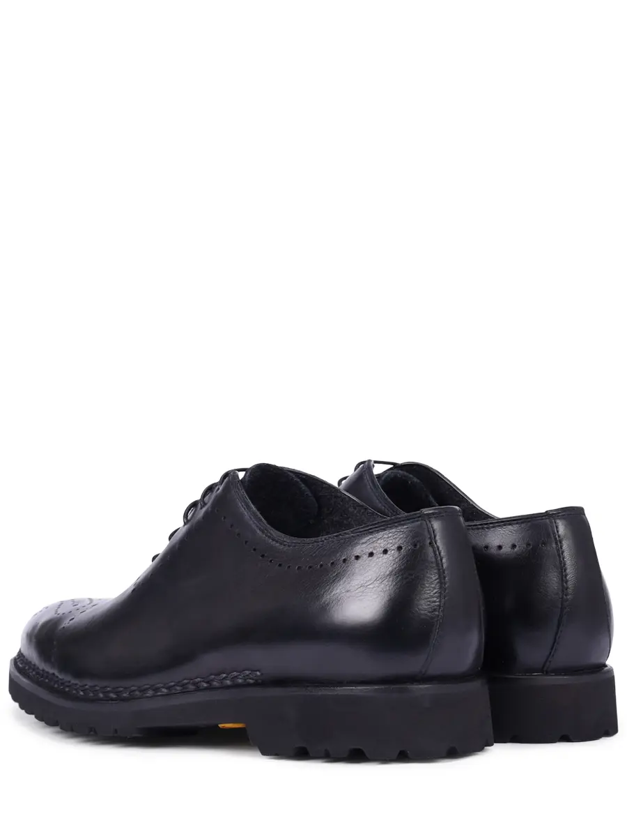 Оксфорды кожаные на байке