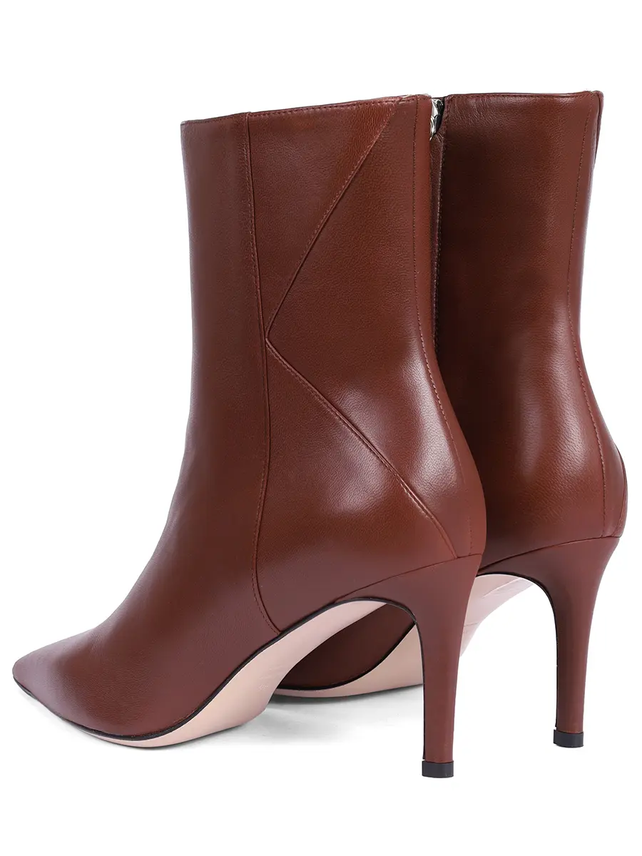 Ботильоны кожаные