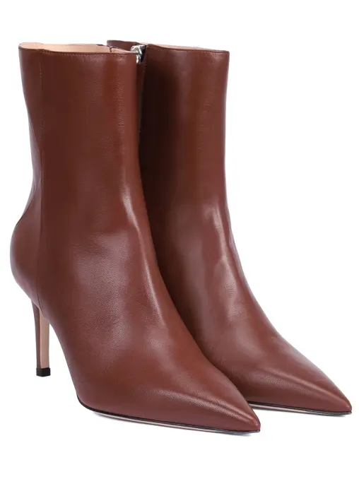 Ботильоны кожаные KITON