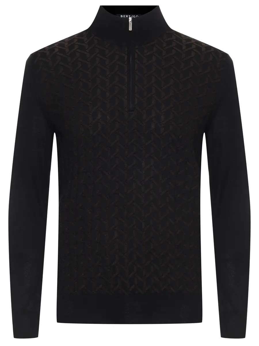 Джемпер из шерсти и шелка