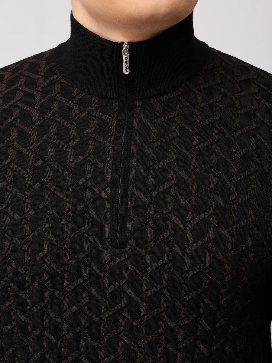 Джемпер из шерсти и шелка