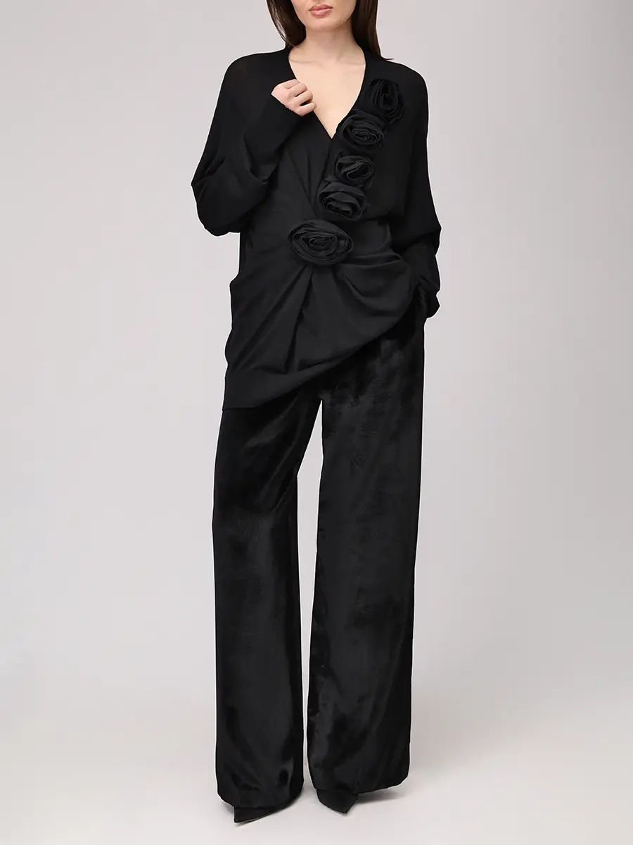 Пуловер шерстяной