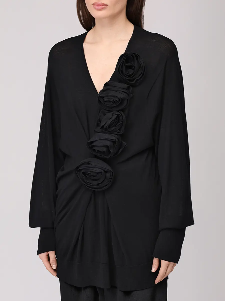 Пуловер шерстяной