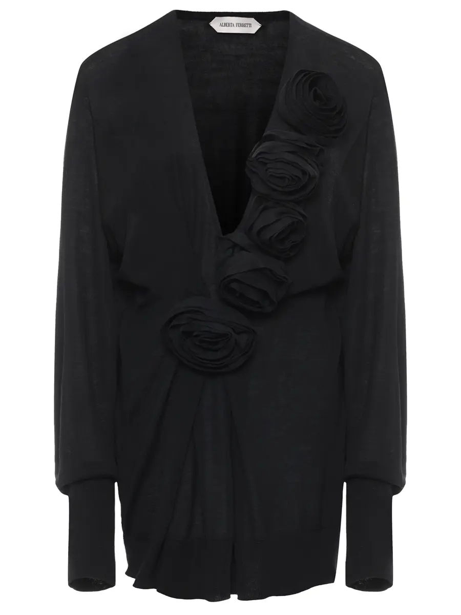 Пуловер шерстяной