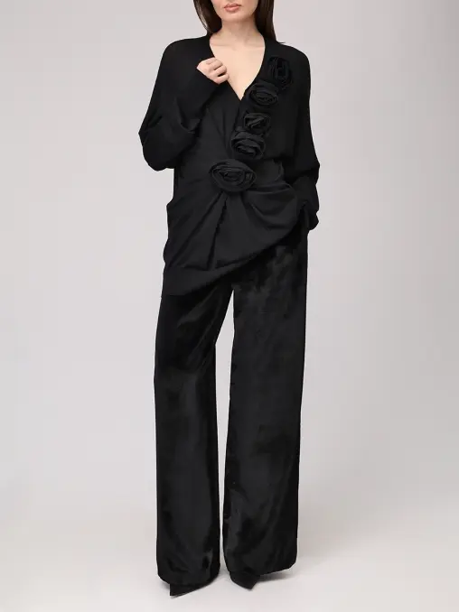 Пуловер шерстяной ALBERTA FERRETTI