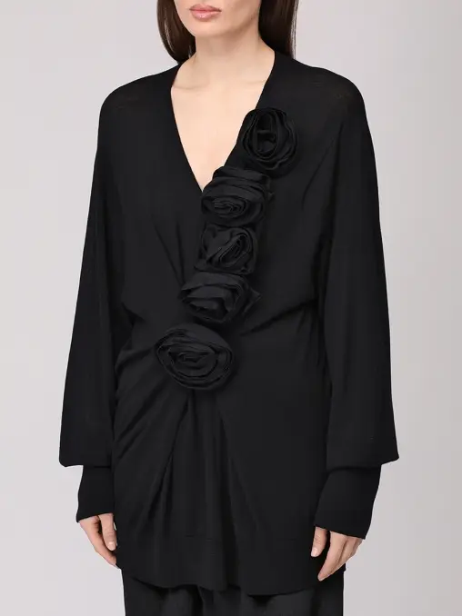 Пуловер шерстяной ALBERTA FERRETTI