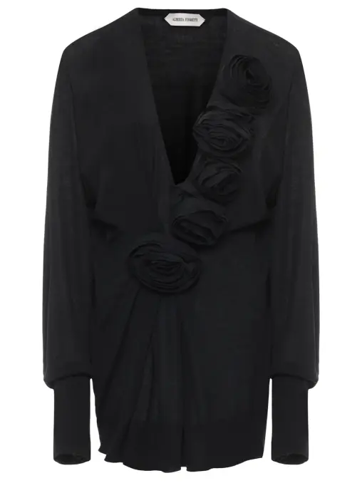 Пуловер шерстяной ALBERTA FERRETTI