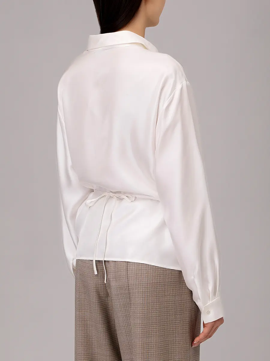 Блуза шелковая