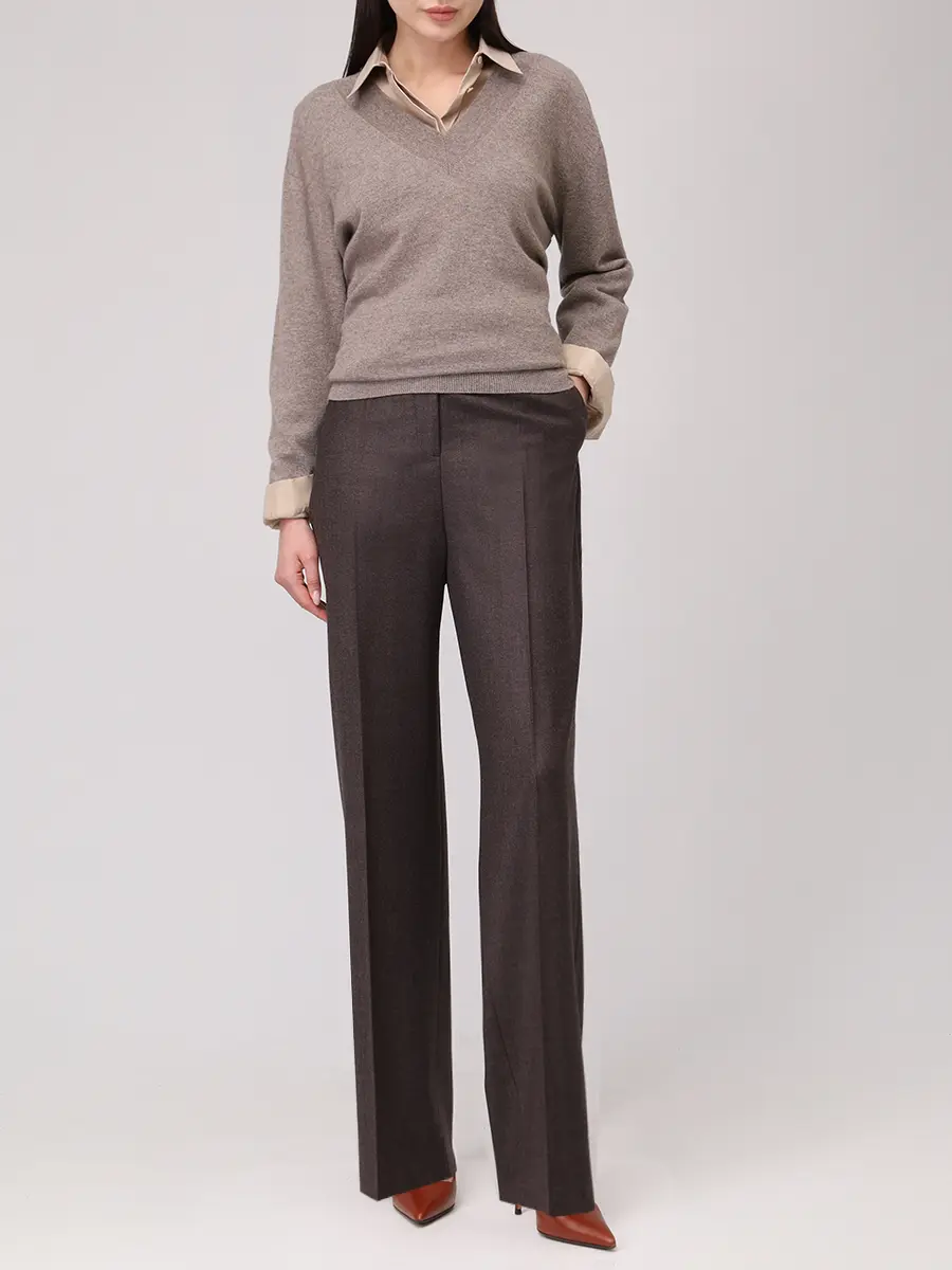 Брюки шерстяные