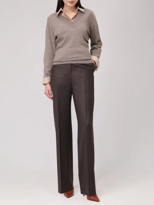 Брюки шерстяные AGNONA