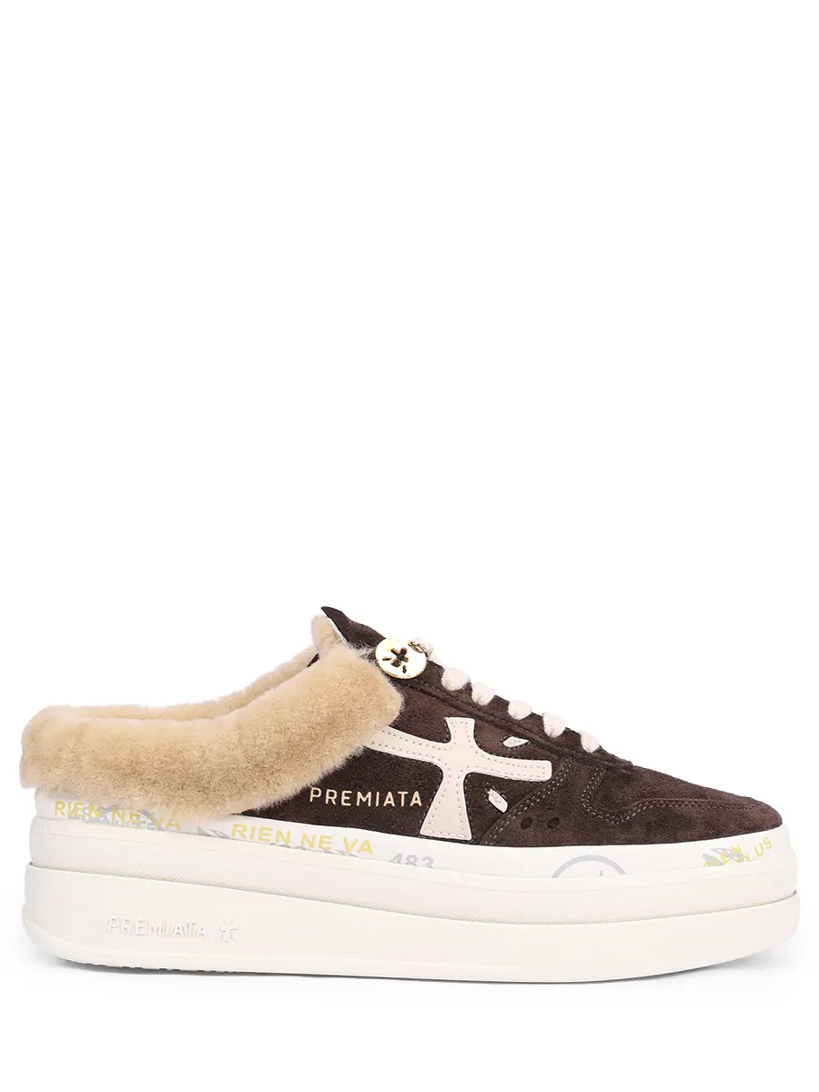 Мюли замшевые на меху Micol