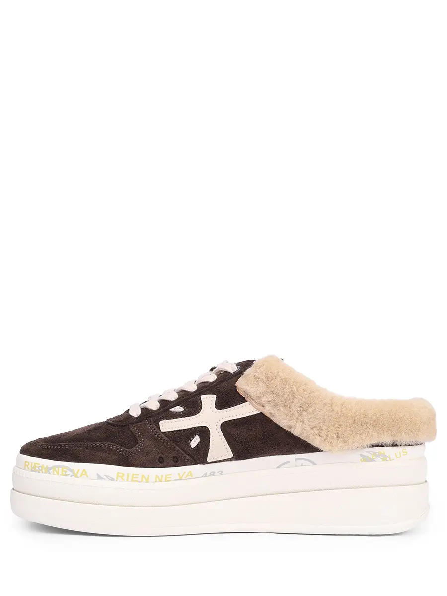 Мюли замшевые на меху Micol