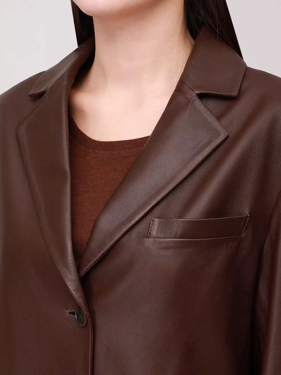 Пиджак кожаный Aldo