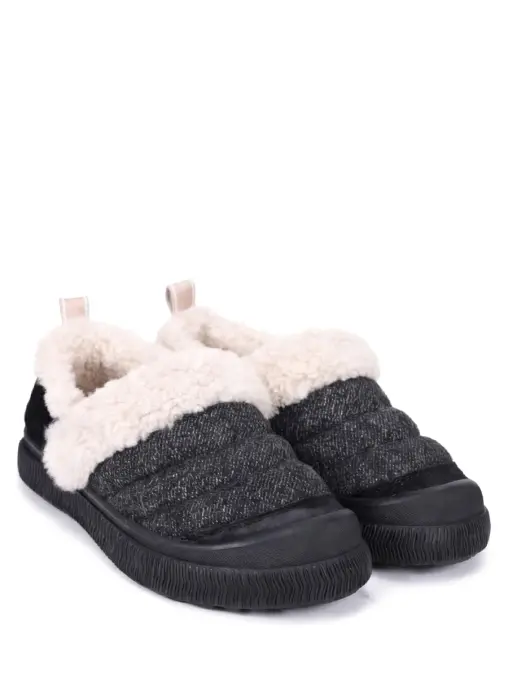 Слипоны комбинированные на меху VOILE BLANCHE