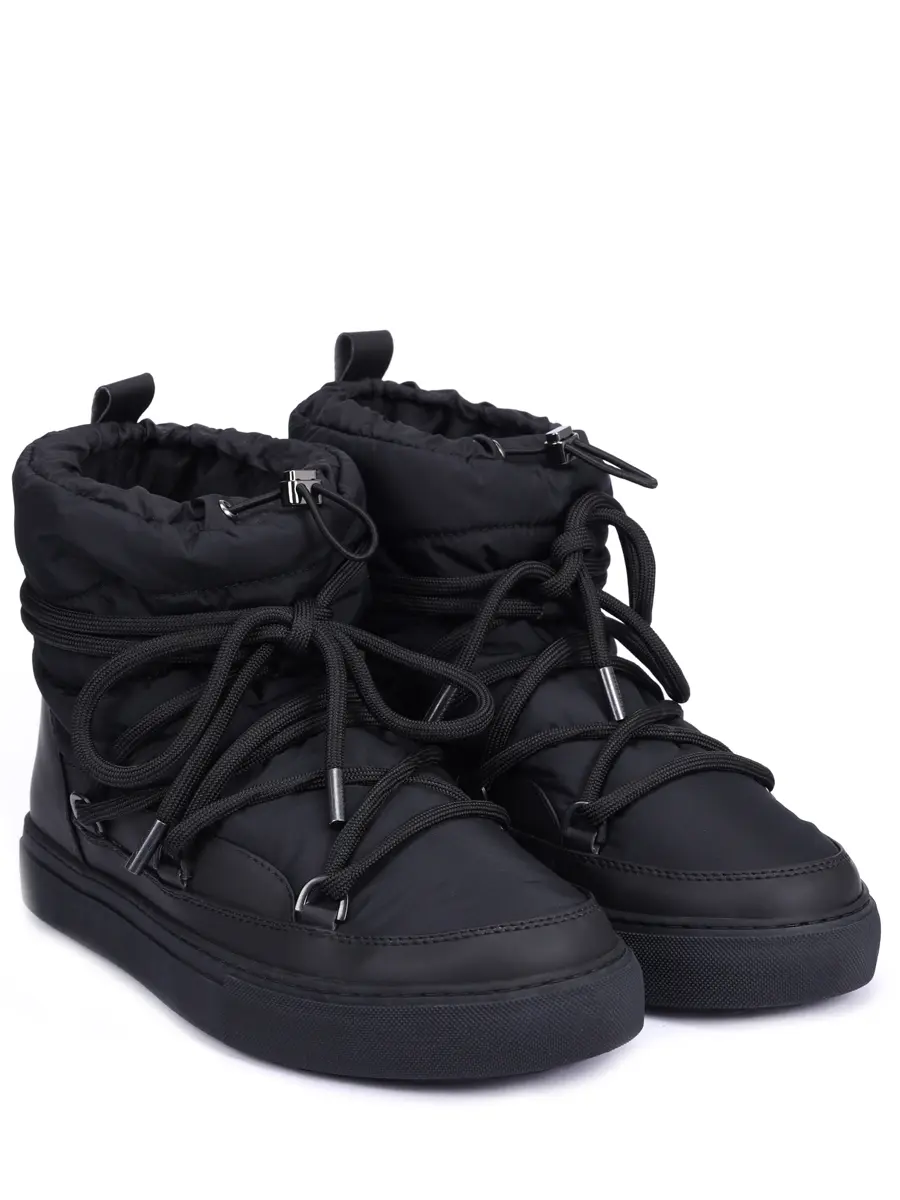 Ботинки комбинированные на меху