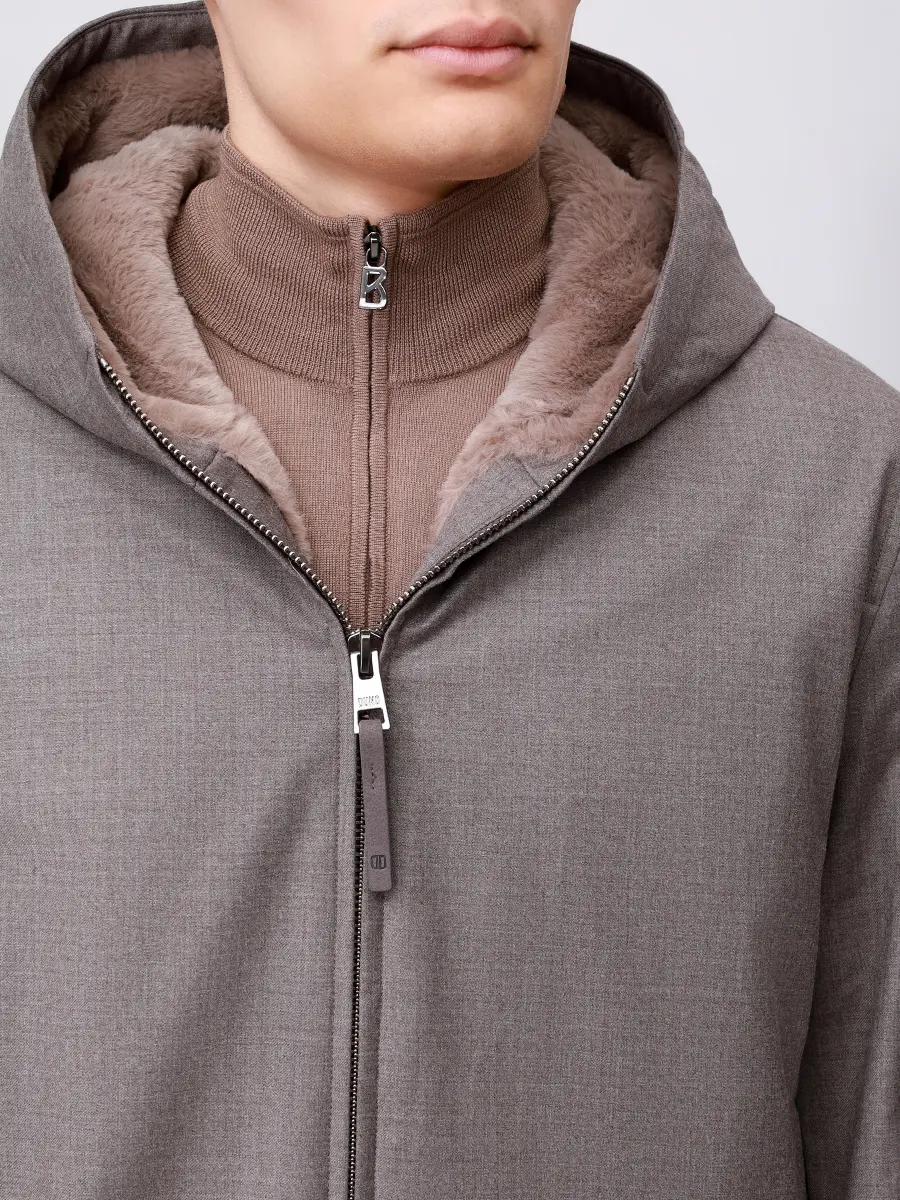 Куртка шерстяная на меху