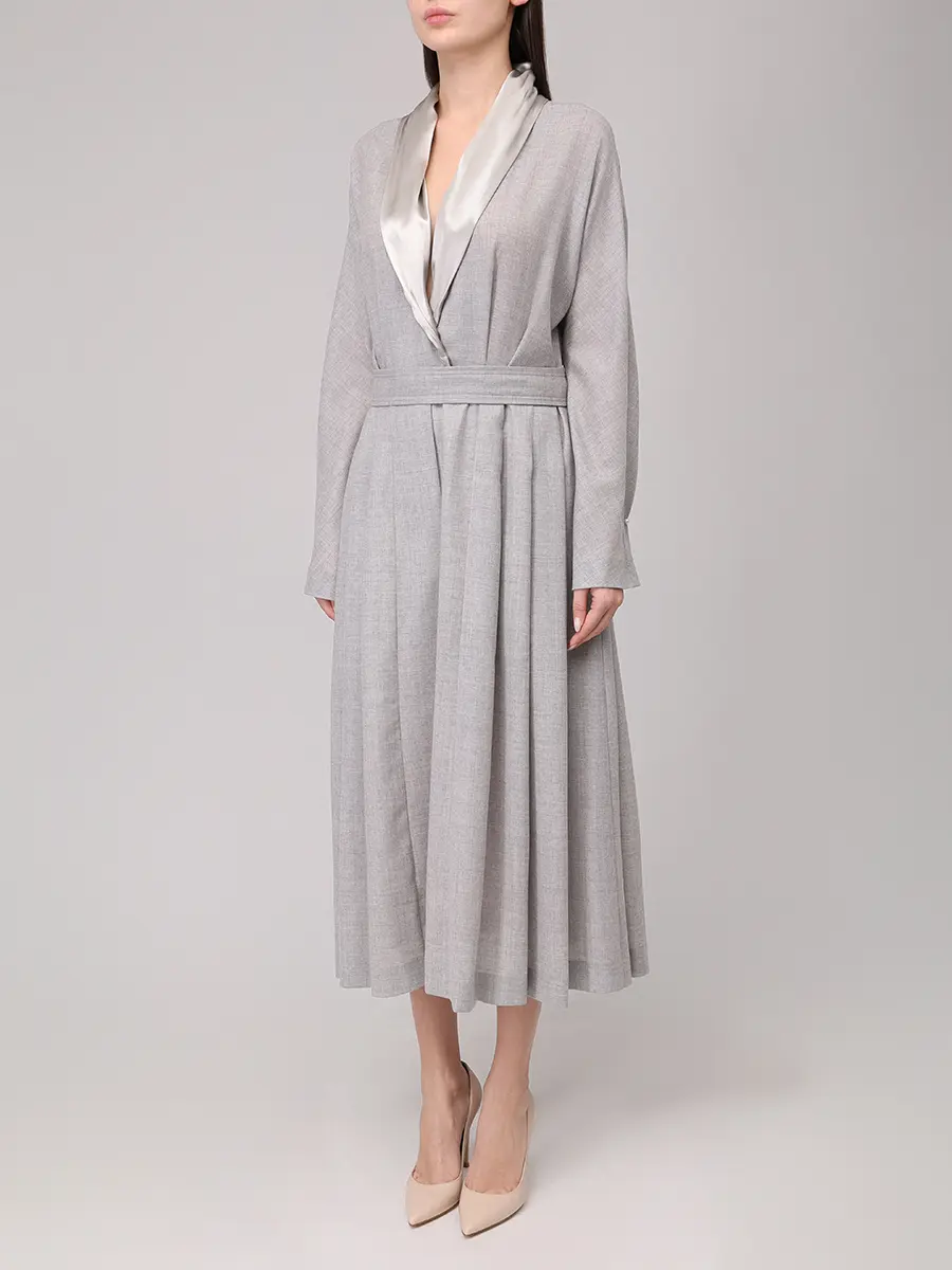 Платье шерстяное