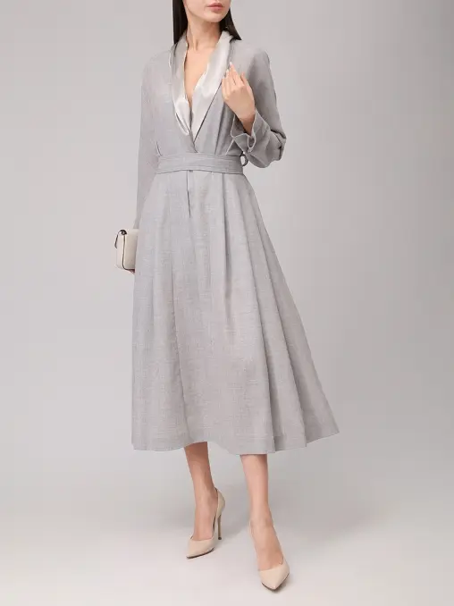 Платье шерстяное ALBERTA FERRETTI