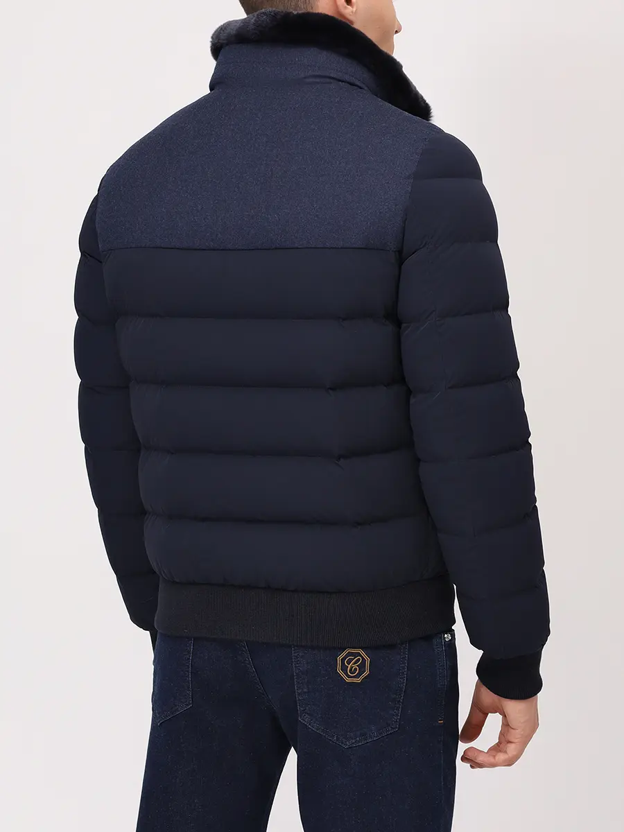 Пуховик стеганый