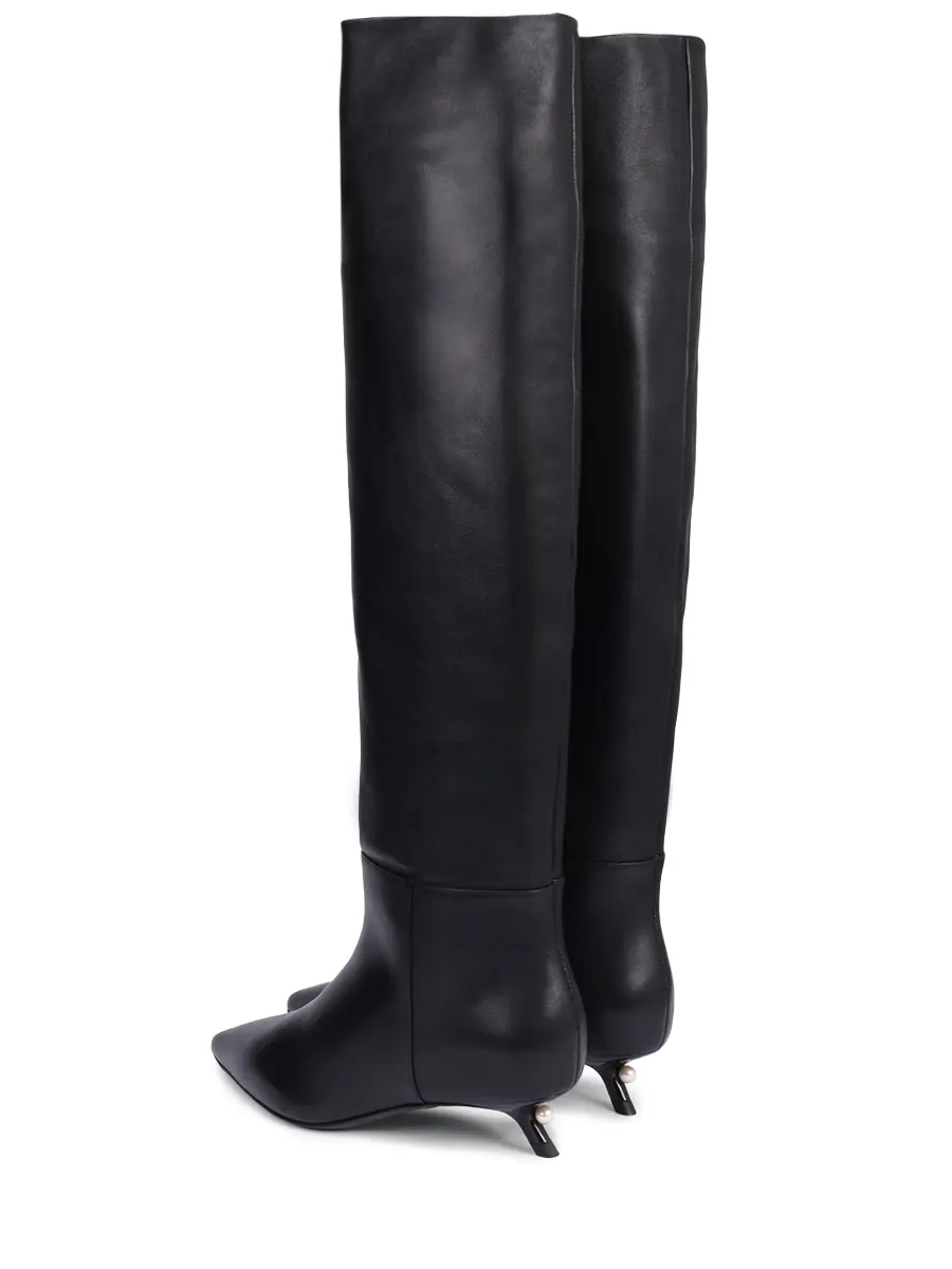 Сапоги кожаные