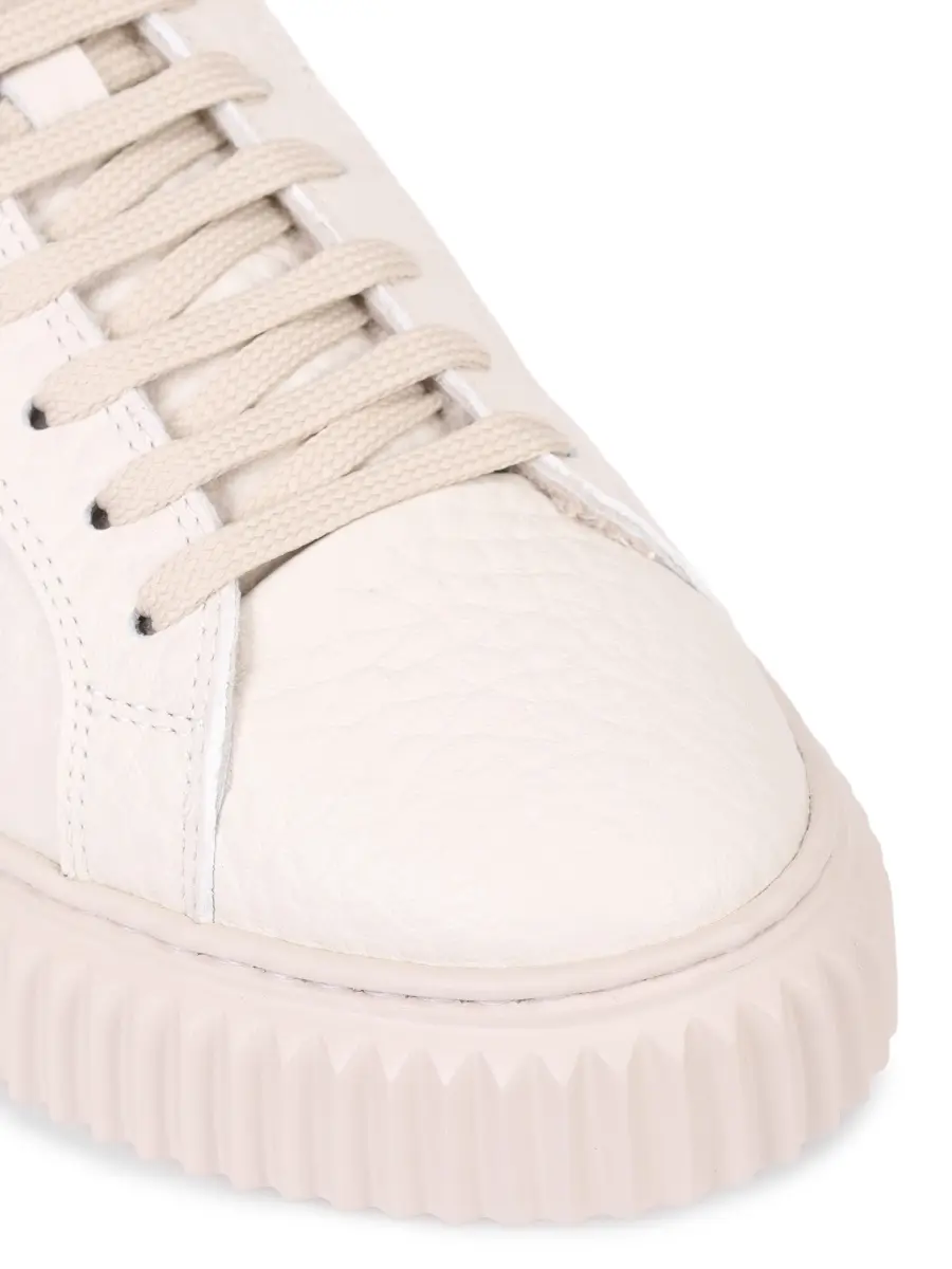 Кеды кожаные на меху