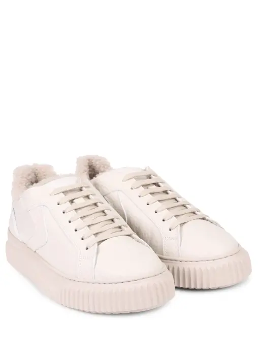 Кеды кожаные на меху VOILE BLANCHE