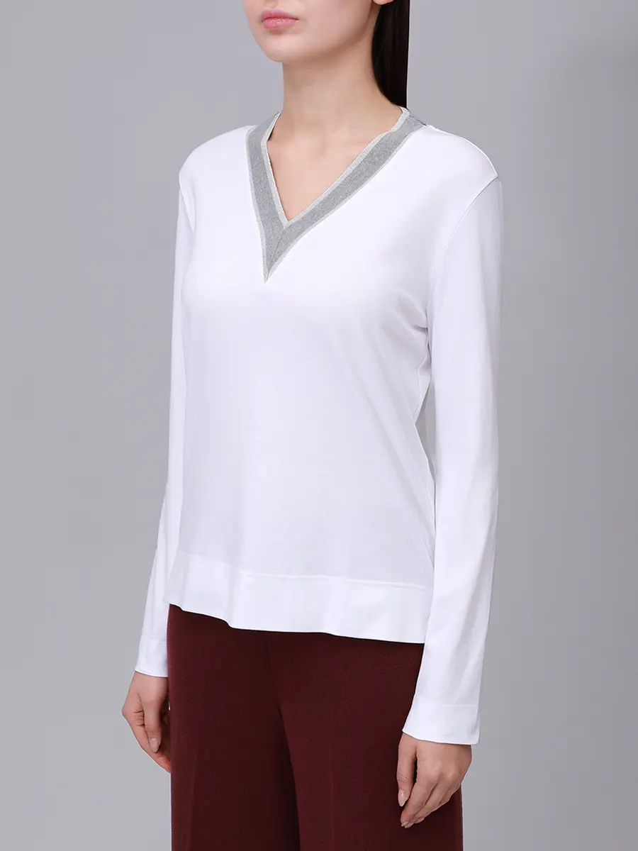 Лонгслив хлопковый